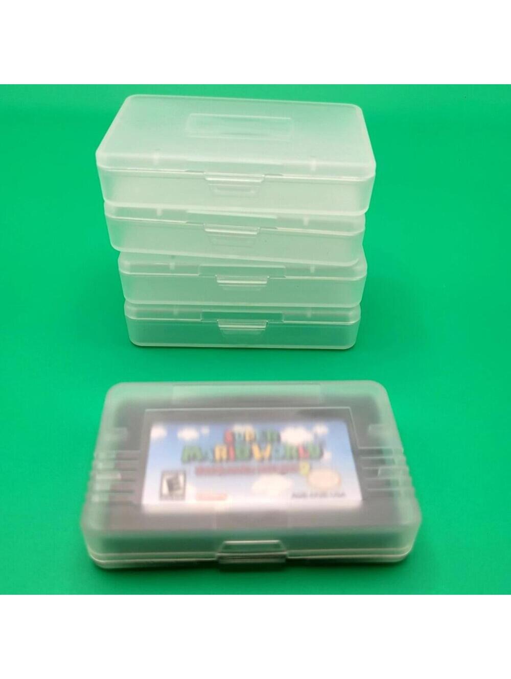 5x Plastic Clamshell Game Cases (Gameboy Advance GBA) - Game NOT Included